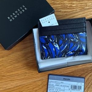 Prada Leather Credit Card Case